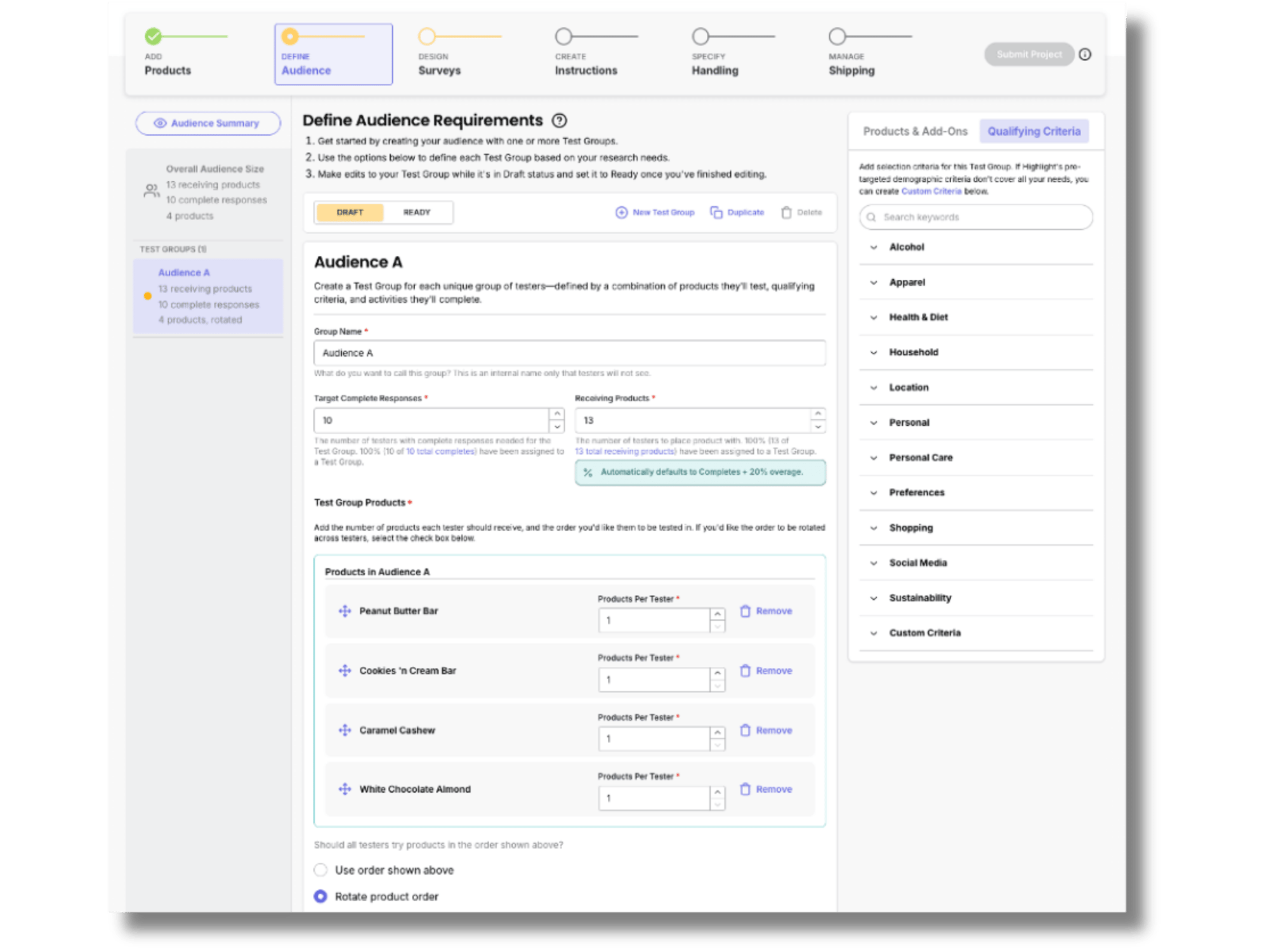 Deep audience insight large