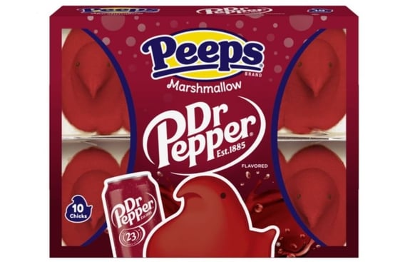 Easter Peeps Dr Pepper flavor collab