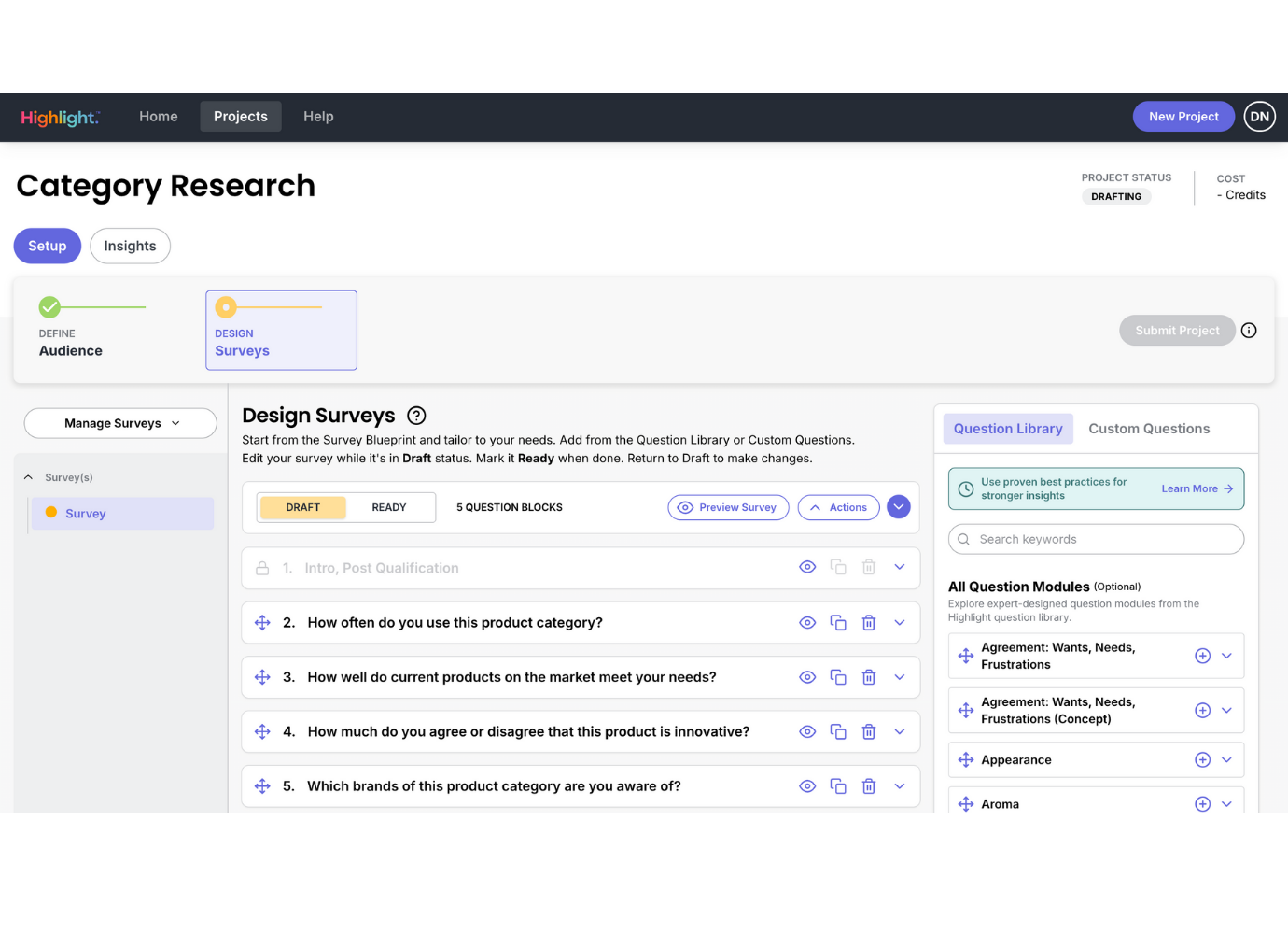 Category research