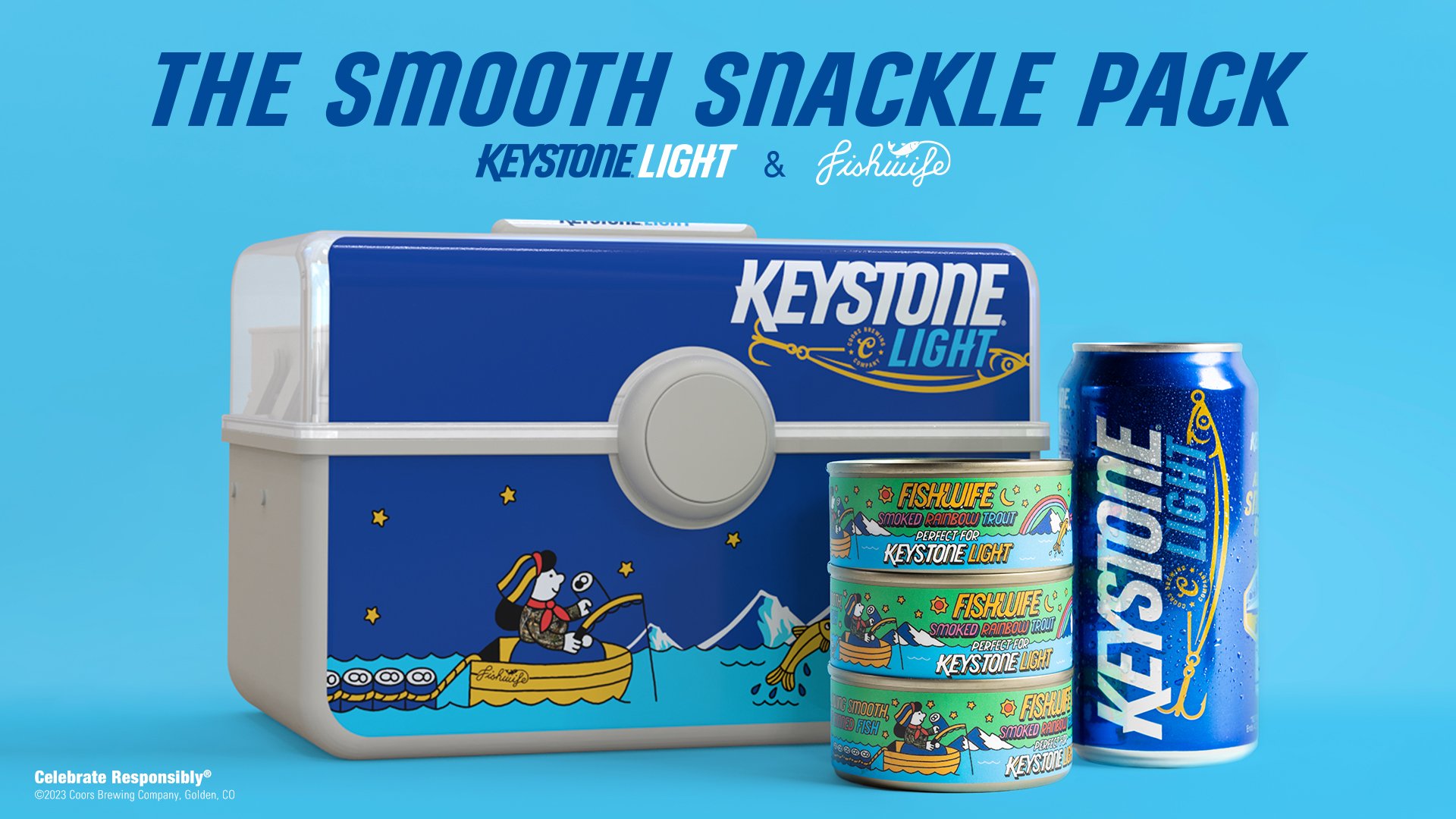 Smooth Snackle Pack by Fishwife and Keystone Light