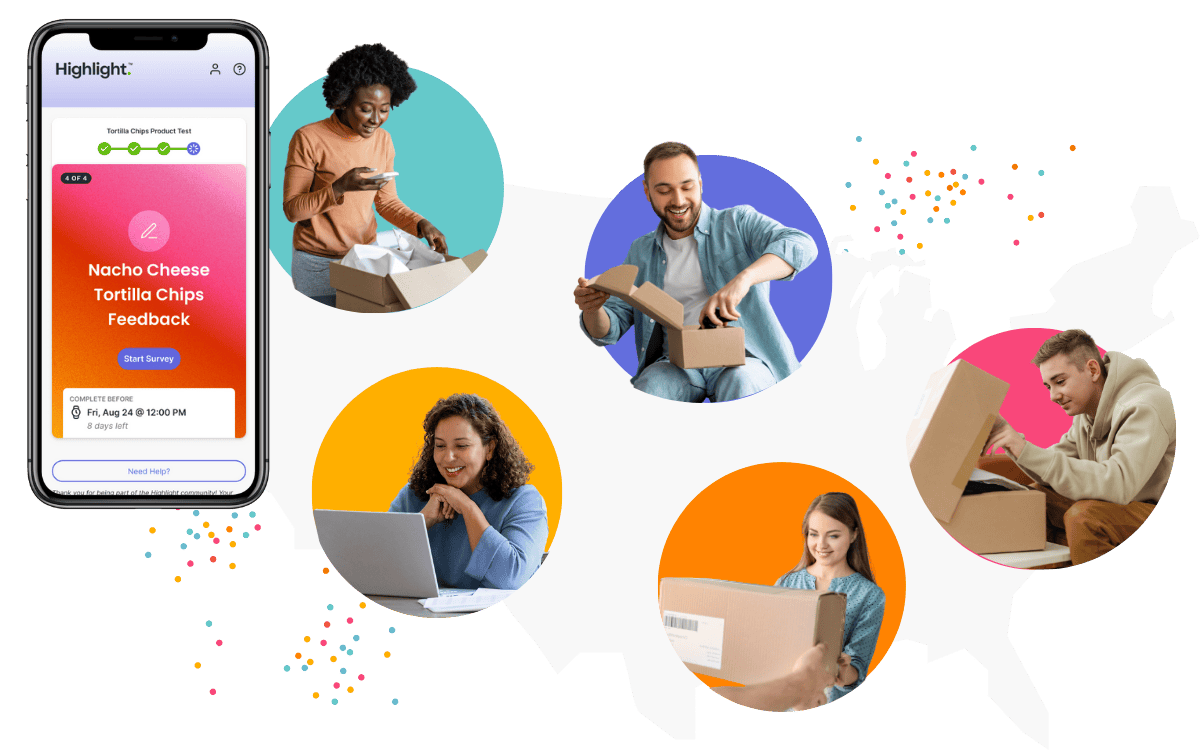 Market research community platform hero image (dark mode)
