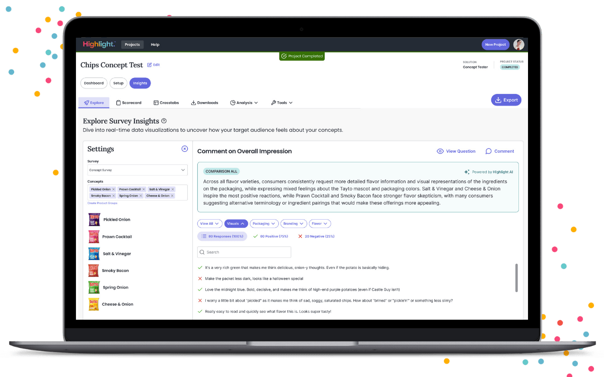 See your scores on the metrics that matter