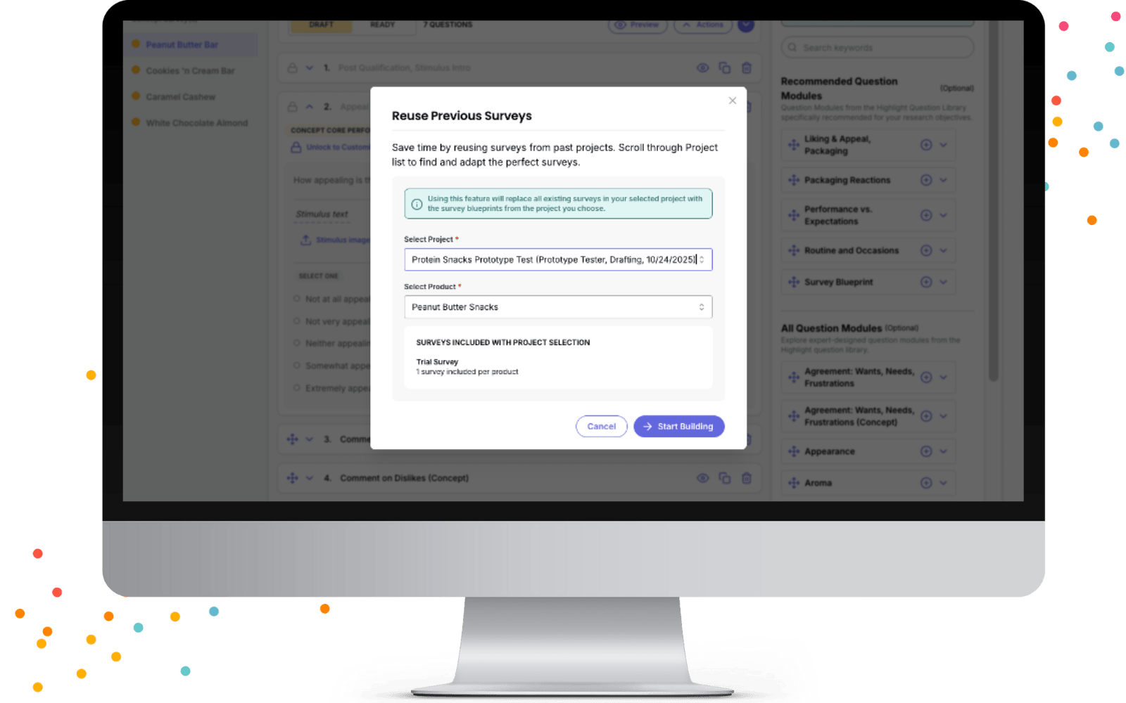 reuse previous surveys (1)