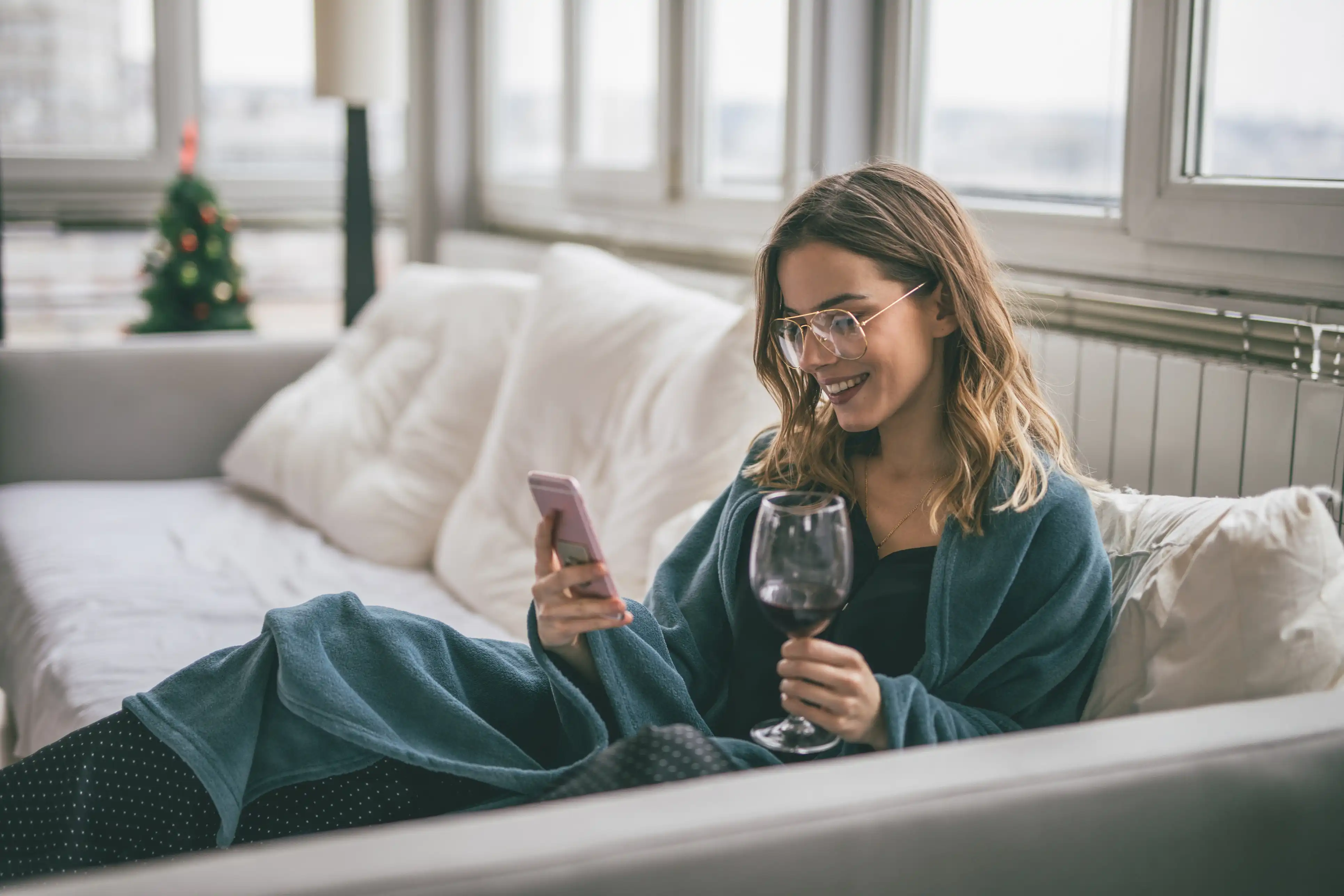 Alcohol Industry Woman drinking wine Alcohol Industry Woman drinking wine